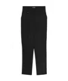 Jacquemus High-waisted Casual Pants In Black