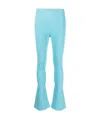 Jacquemus Stretch Bootcut Trousers In Blue