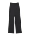 Jacquemus High-waisted Flared Leg Trousers In Black