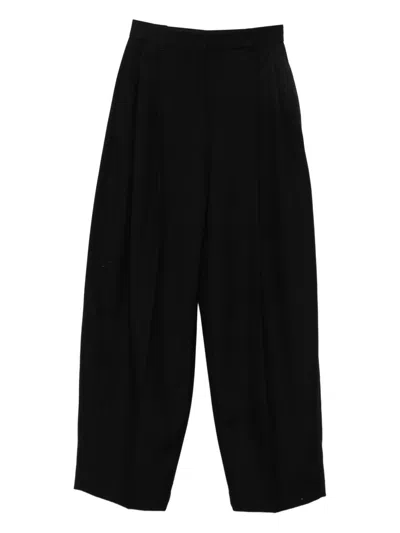 Jacquemus High-waisted Pants In Black