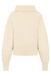 Jacquemus La Maille Pallone Turtleneck Wool-cashmere Sweater In White