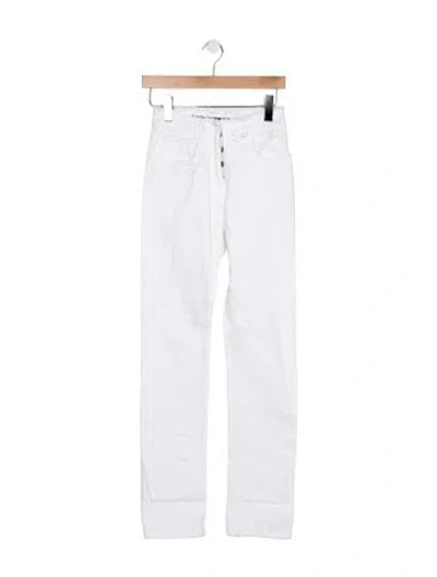 Pre-owned Jacquemus High-rise Straight Leg Jeans In Blue