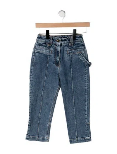 Pre-owned Jacquemus High-rise Straight Leg Jeans In Blue