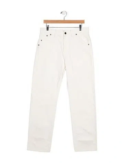 Pre-owned Jacquemus High-rise Straight Leg Jeans In Neutral