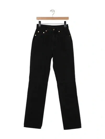 Pre-owned Jacquemus High-rise Straight Leg Jeans W/ Tags In Black