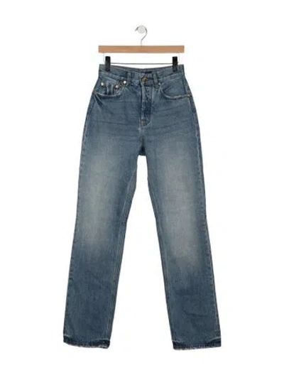 Pre-owned Jacquemus High-rise Straight Leg Jeans W/ Tags In Blue