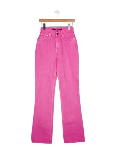Pre-owned Jacquemus High-rise Straight Leg Jeans W/ Tags In Purple