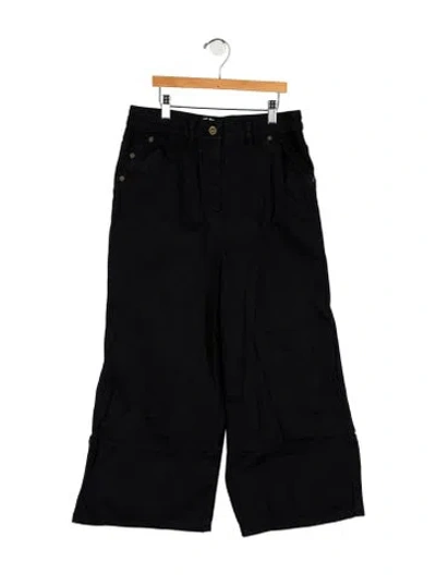 Pre-owned Jacquemus High-rise Wide Leg Jeans In Black