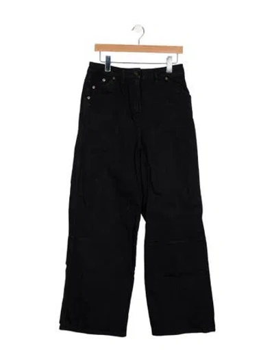 Pre-owned Jacquemus High-rise Wide Leg Jeans In Blue