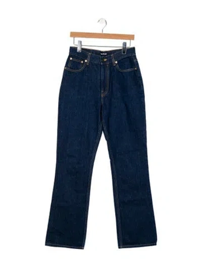 Pre-owned Jacquemus High-rise Wide Leg Jeans In Blue