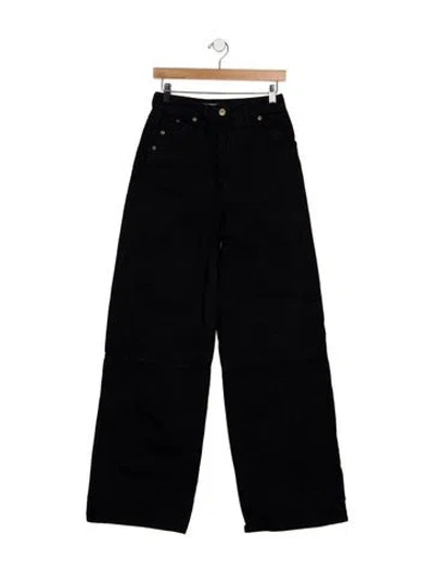 Pre-owned Jacquemus High-rise Wide Leg Jeans In Blue