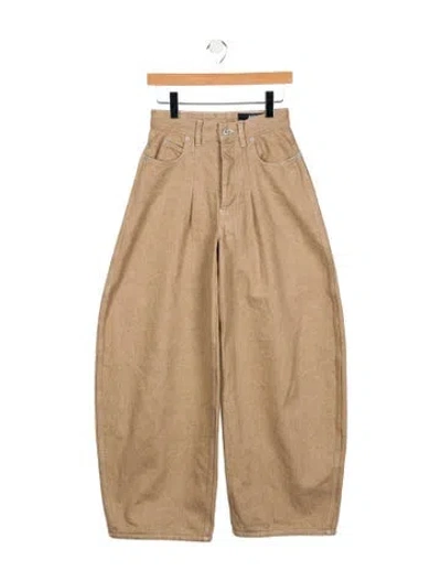 Pre-owned Jacquemus High-rise Wide Leg Jeans W/ Tags In Neutral