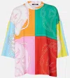 Jacquemus Hippocampe Printed Cotton Jersey T-shirt In Multi