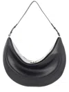 Jacquemus Black Calf Leather Bos Taurus Shoulder Bag In Black