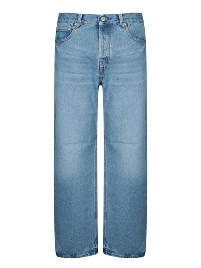 Jacquemus "le De Nîmes Droit" Jeans In Blue