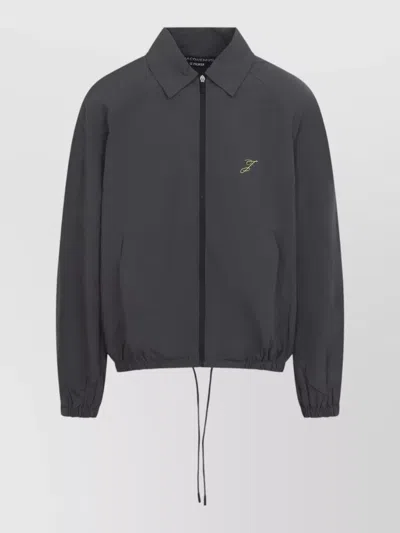 JACQUEMUS HOODED JACKET ELASTIC CUFFS DRAWSTRING HEM