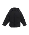 Jacquemus Hooded Padded Jacket In Black