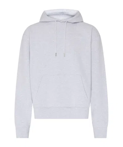 Jacquemus Brode Cotton Hoodie In Gray