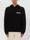 Jacquemus Gros-grain Hoodie In Black