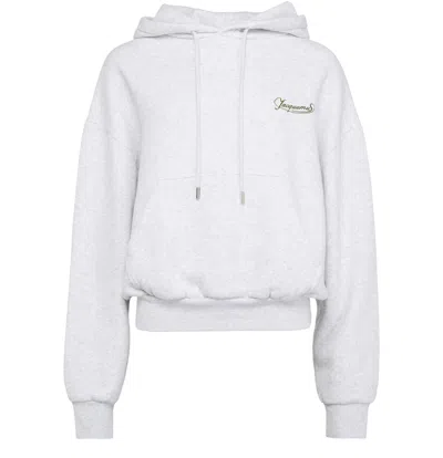 Jacquemus Hooded Sweater In White