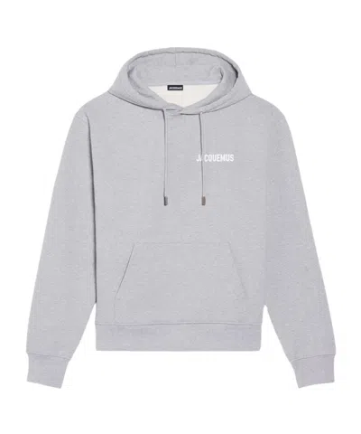 Jacquemus Hooded Sweatshirt In Gray