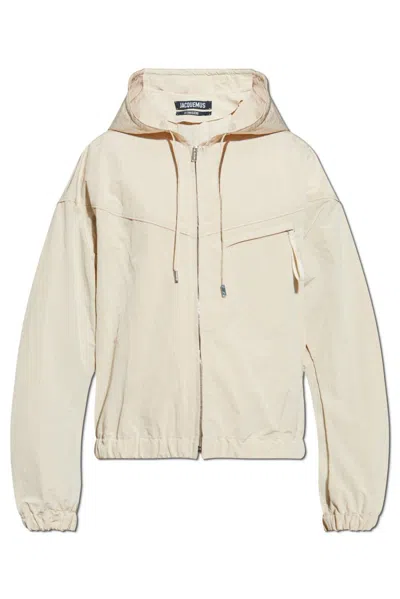 JACQUEMUS HOODED ZIP-UP JACKET