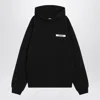 Jacquemus Gros-grain Hoodie In Black
