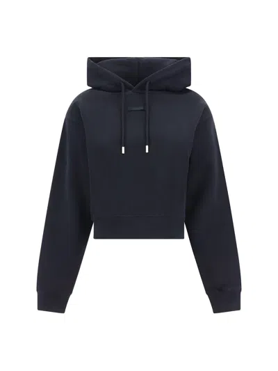 Jacquemus The Grosgrain Hoodie In Black