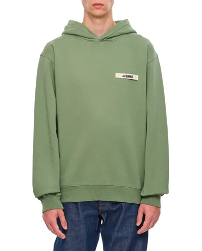 Jacquemus Hoodie In Green