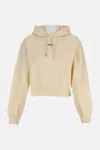 Jacquemus Light Gros Grain Hooded Sweatshirt In Neutral
