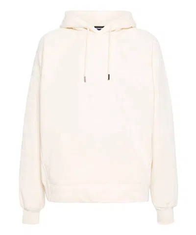 Jacquemus Le Hoodie Typo Top In White
