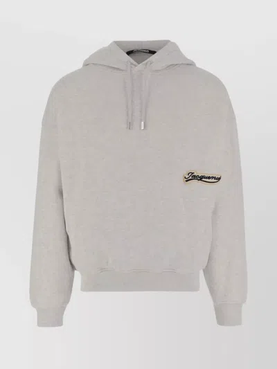 JACQUEMUS HOODIE WITH DRAWSTRING AND LONG SLEEVES