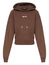 Jacquemus Le Hoodie Gros Grain In Brown