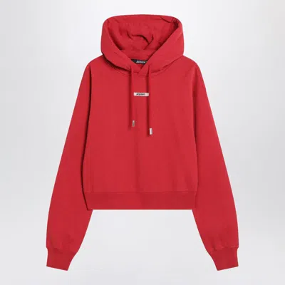 JACQUEMUS JACQUEMUS HOODIE WITH LOGO PATCH