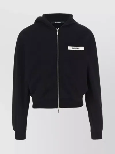 JACQUEMUS HOODIE ZIP GROS GRAIN