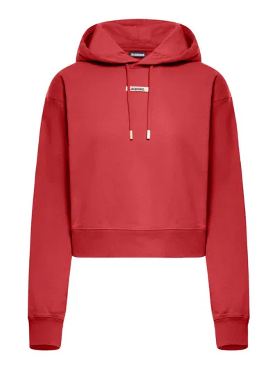 Jacquemus Hoodies Sweatshirt In Red