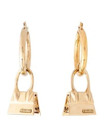 Pre-owned Jacquemus Hoop Drop Earrings In Multicolor
