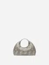 Jacquemus Small Calino Snake-embossed Leather Top Handle Bag