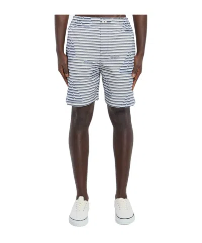 Jacquemus Horizontal Striped Shorts In Gray