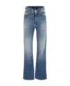 Jacquemus Horn Denim Trousers In Blue