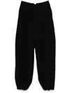 Jacquemus Black The Melao Trousers In Black