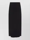 Jacquemus Floor-length Viscose Blend Skirt In Black