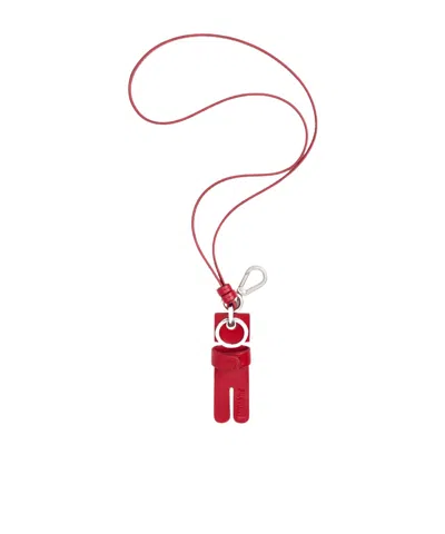 Jacquemus Hug Key-ring In Red