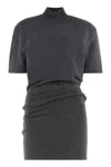 Jacquemus I Live In A Chestnut Knitted Dress. In Multi