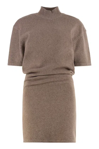 JACQUEMUS JACQUEMUS I LIVE IN A CHESTNUT SWEATER