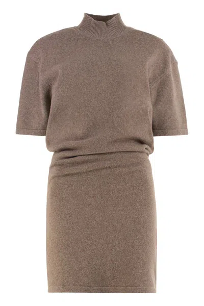JACQUEMUS JACQUEMUS I LIVE IN A CHESTNUT SWEATER