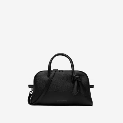 Jacquemus The Small Turismo Bowling Bag In Black