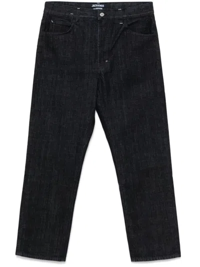 Jacquemus Indigo Cotton Jeans With Five-pocket Design