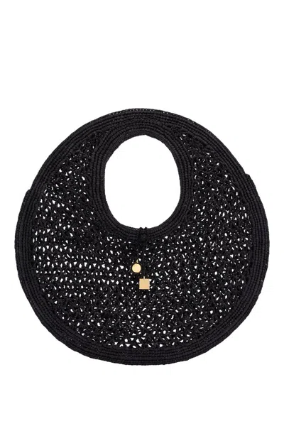 JACQUEMUS JACQUEMUS 'THE SPIAGGIA ROND BAG' SHOULDER BAG IN RAFFIA