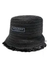Jacquemus Le Bob Bacino Bucket Hat In Black